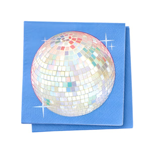 Disco Ball Party Cocktail Napkin