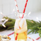 Christmas Bows Reusable Straws