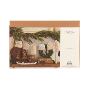 Gingerbread Felt Houses Banner