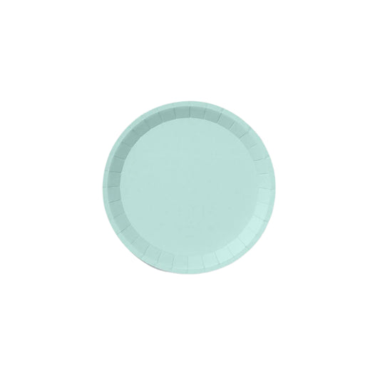 Coterie Party Supplies - Mint Large Paper Party Plates (10 per Pack)