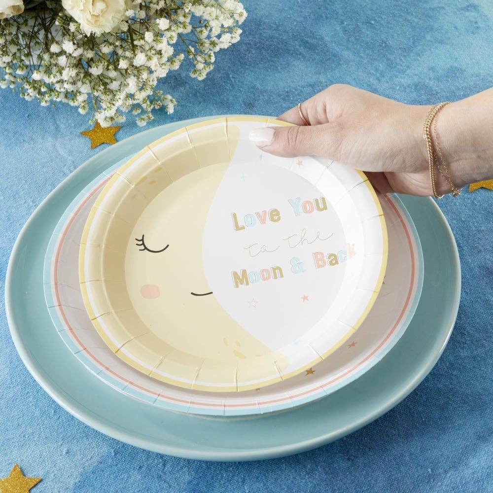 Twinkle Twinkle 7 in. Premium Paper Plates (Set of 16)