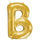 Helium Filled Gold Mylar Letter