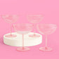 Cute Coupe Set - 4 plastic glasses