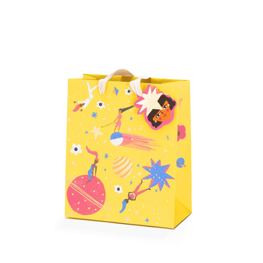 PLANET FUN - Medium Gift Bag + Tissue Paper