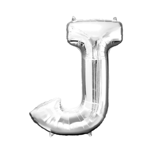 Helium Filled Silver Mylar Letter