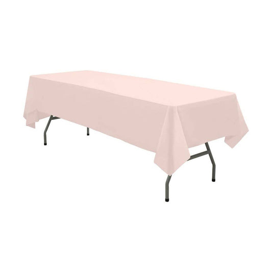 Plastic Tablecloth - Pastel Pink | 54x108In.