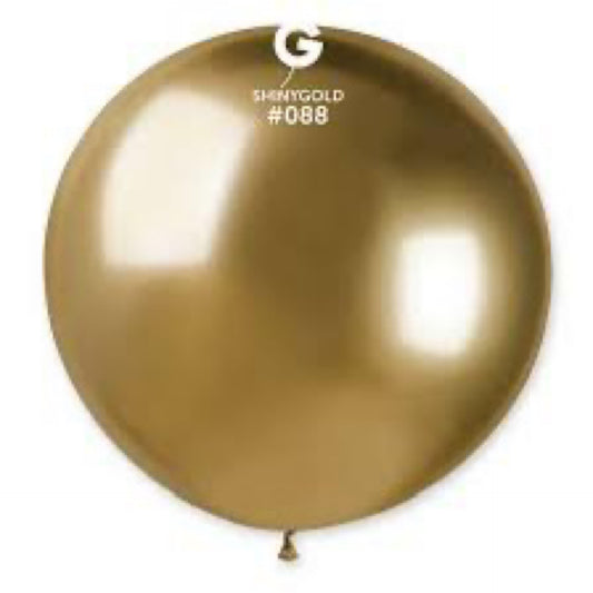 31” Time To Shine Gold Gemar Balloon