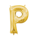 Helium Filled Gold Mylar Letter