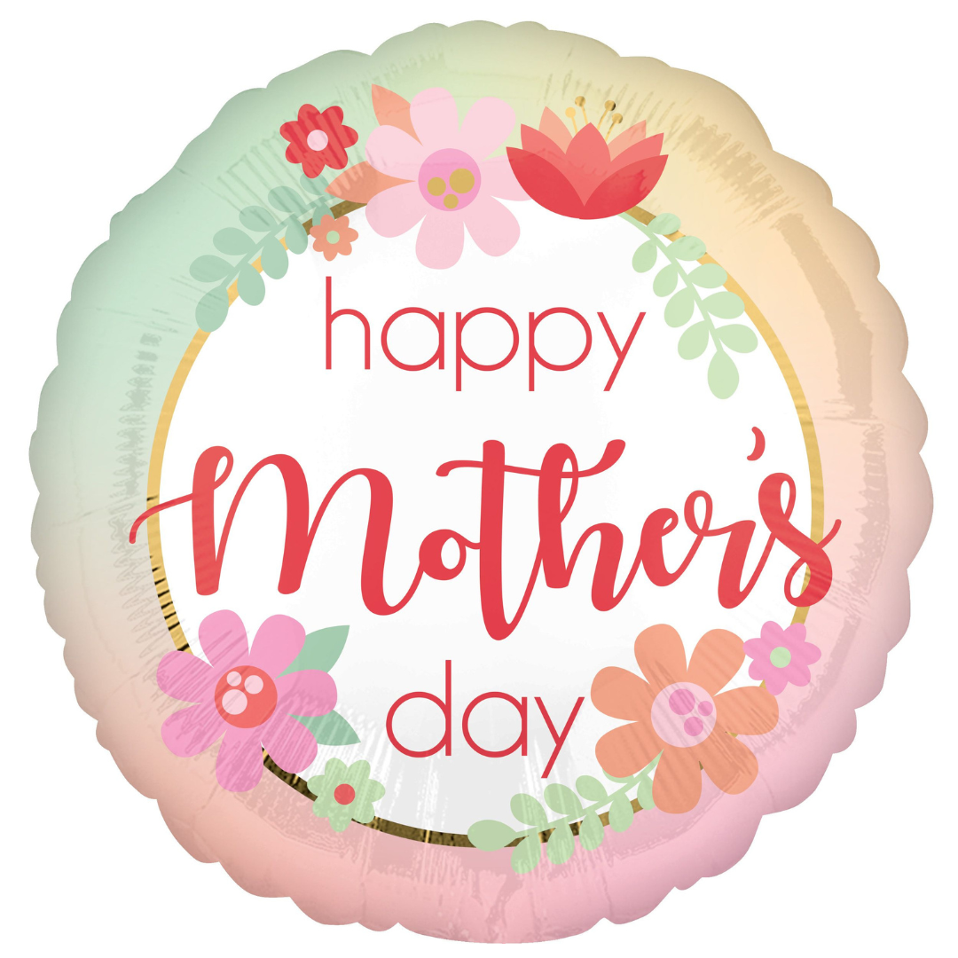 28" Flowers Mother's Day Balloon