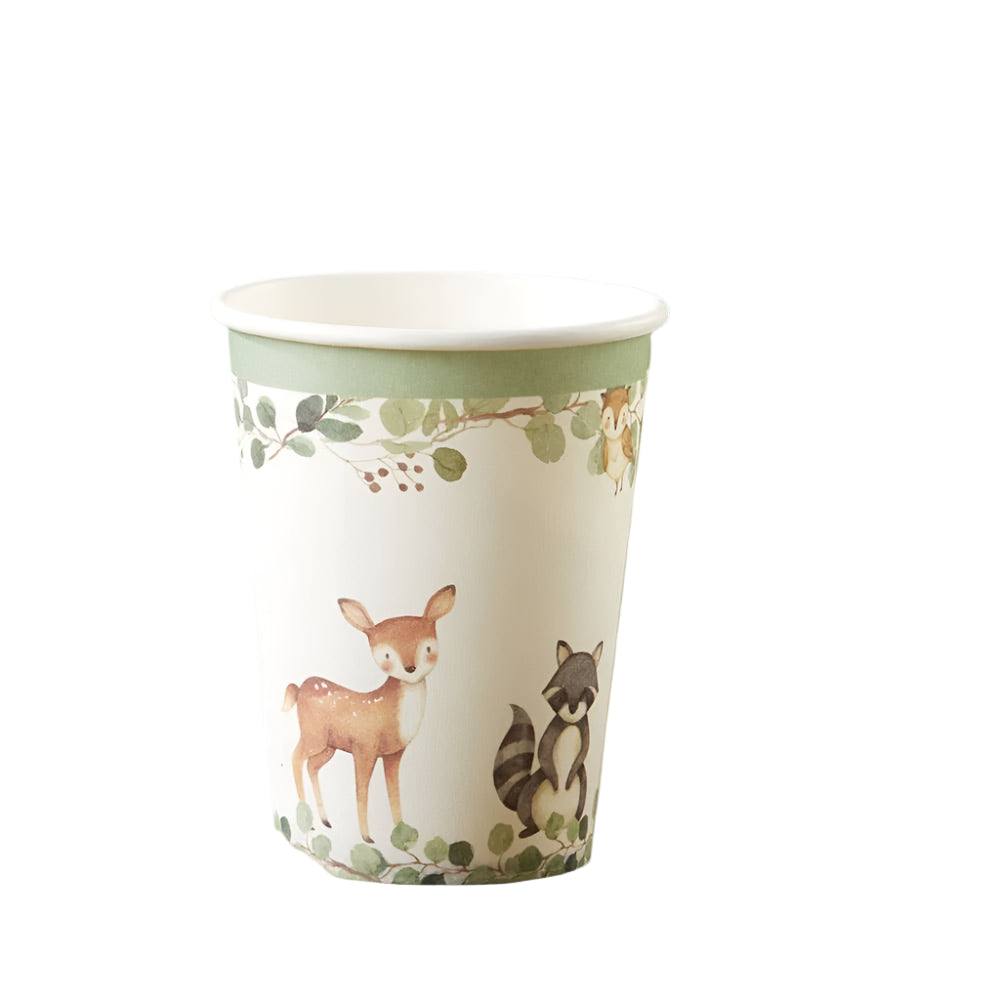 Woodland Baby 8 oz. Paper Cups (Set of 16)