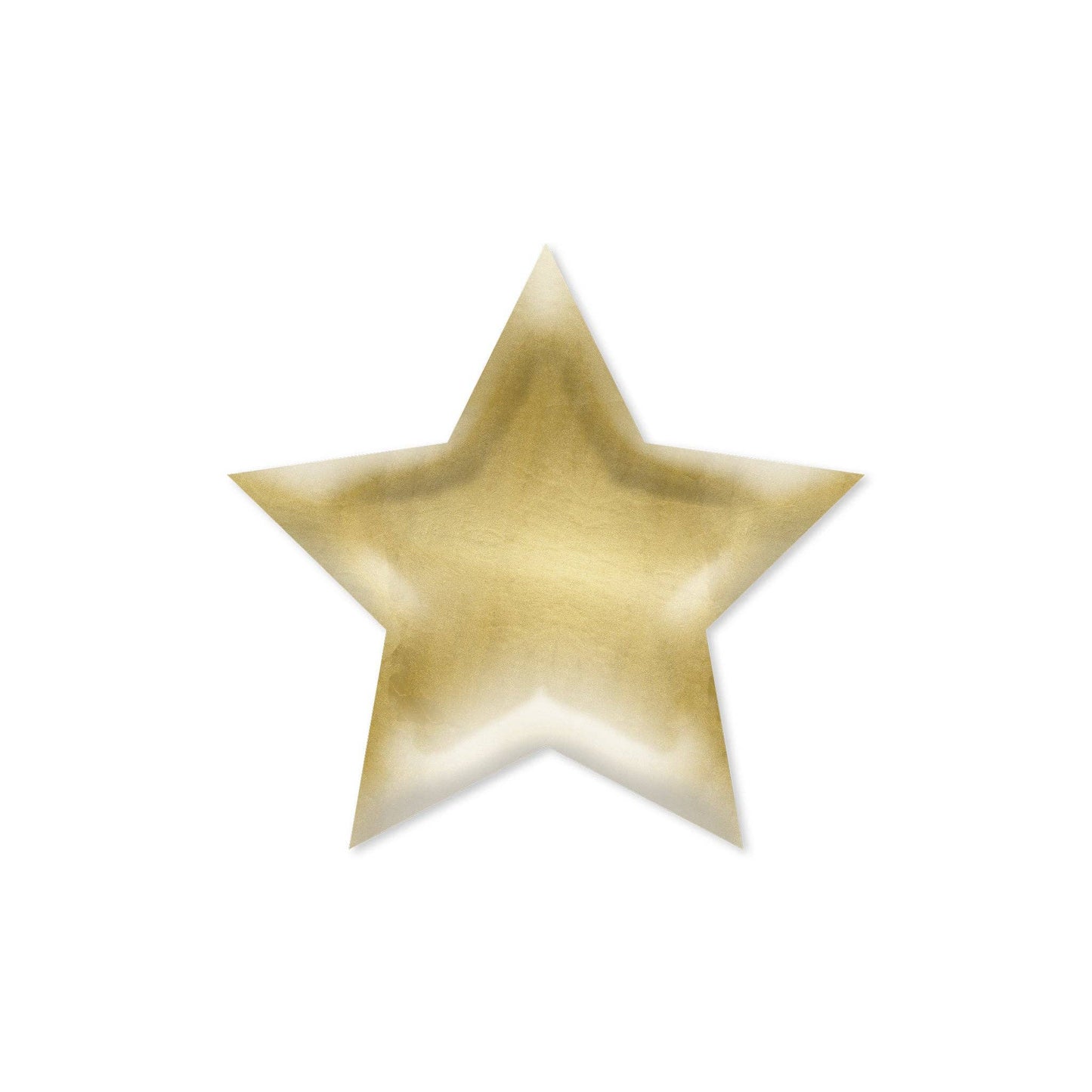 PGB940 -  Gold Star Shaped Plate