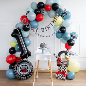 Miles per Hour - Happy Birthday Banner Set