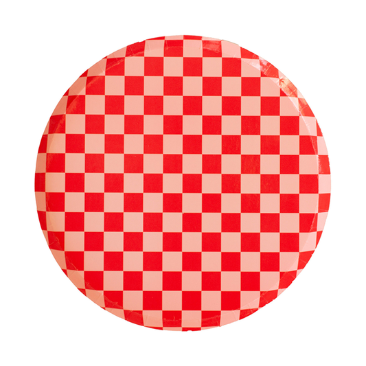 Check It! Dinner Plates - 8 Pk. - 11 Color Options: Cherry Crush