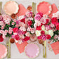 Rose Pink & Gold Birthday Candles | 16 Pack | Cake Candle |