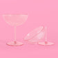 Cute Coupe Set - 4 plastic glasses