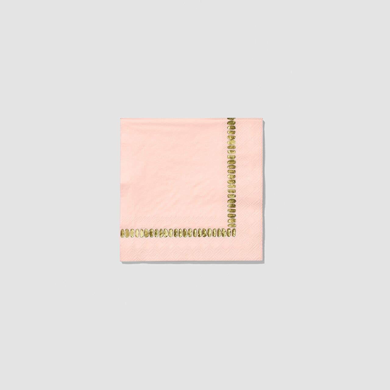 Pale Pink Brushstroke Cocktail Napkins (25 per Pack)