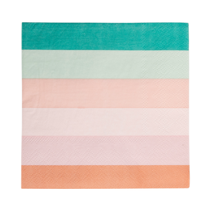 Mermaid Stripes Cocktail Napkin