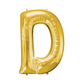 Helium Filled Gold Mylar Letter