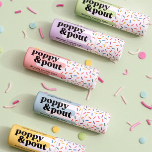 Lip Balm, Birthday Confetti Cake, Green