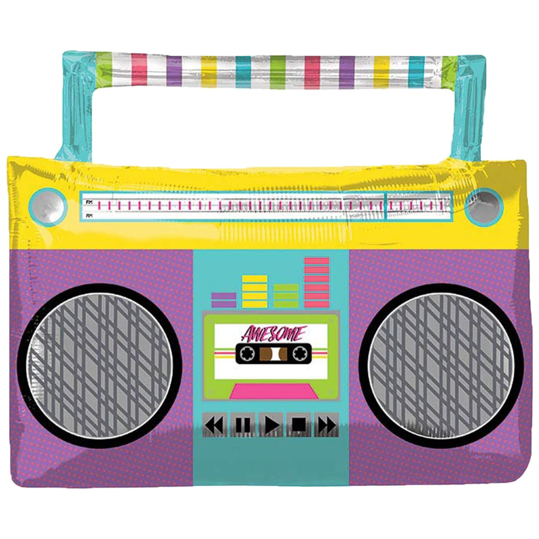 27" Boom Box Balloon