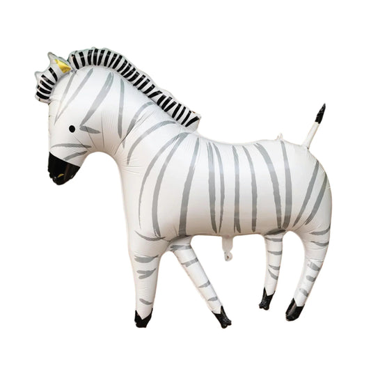 Safari Zebra Mylar Balloon